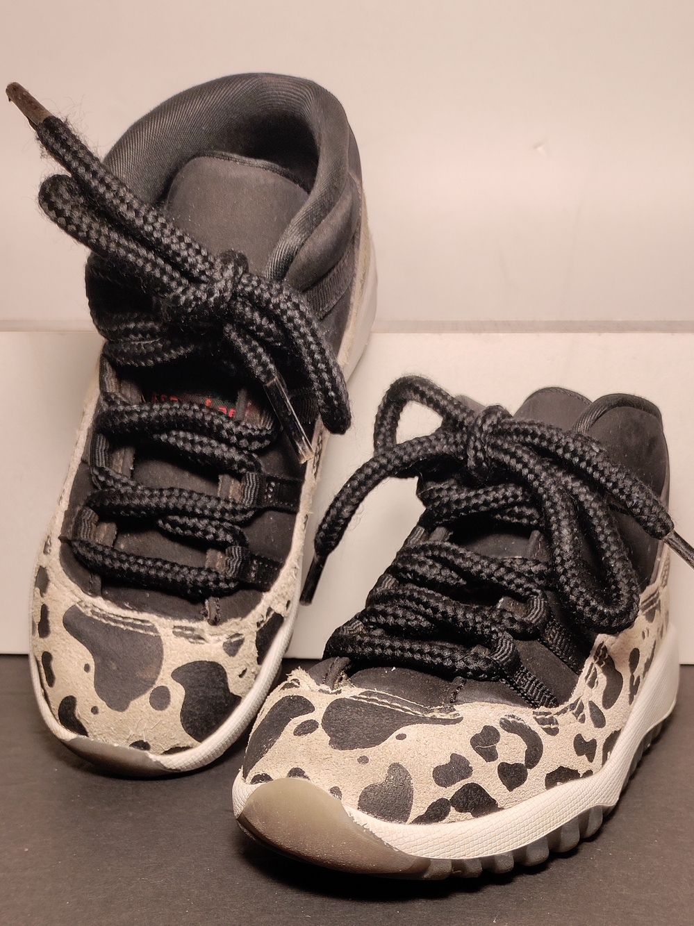 Air Jordan 11 Retro Animal Instinct Leopard Print Toddler Shoes Size 9C